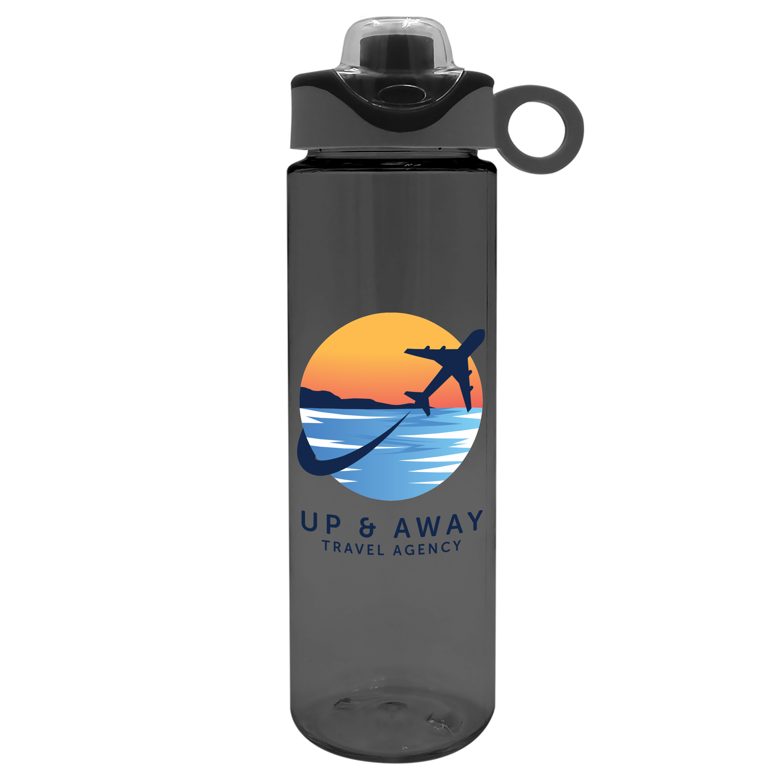 Freedom Tritan® Renew Bottle with Two-Tone Drink-Thru Lid with Silicone Loop - 28 oz.
